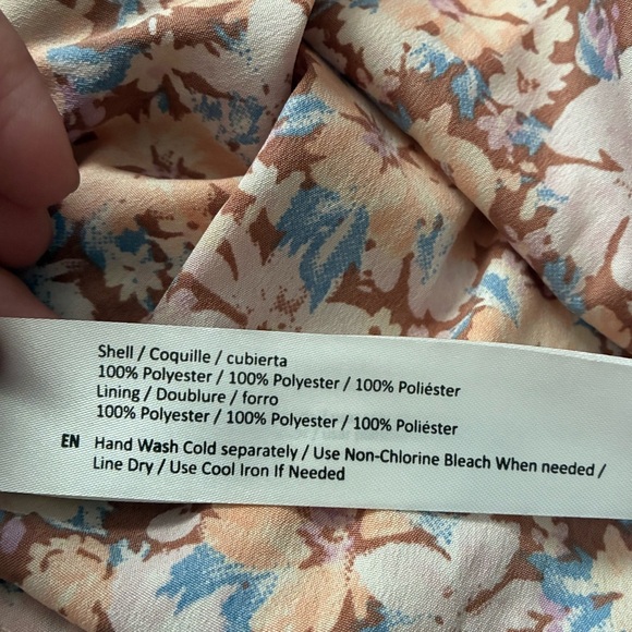 Band of the Free Floral Bohemian Boho Long Sleeve Midi Dress XS - Picture 16 of 16